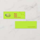 Visite Mini Carte bleue de profil de moutons (Devant / Derrière)