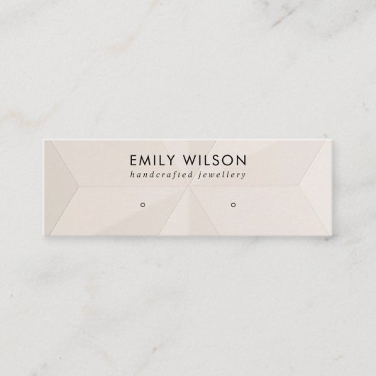 VISITE MINI CARTE D'AFFICHAGE DE L'ÉTUDE DE TEXTURE DU DIAMOND (Devant)