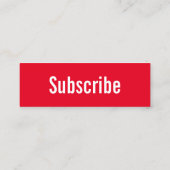 Visite Mini Carte de base des médias sociaux (Dos)