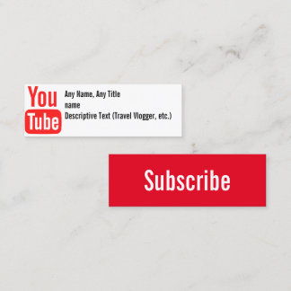 Visite Mini Carte de base des médias sociaux