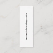 Visite Mini Carte de boîtier budgétaire Mariage RSVP QR Code b (Dos)