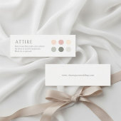 Visite Mini Carte de code vestimentaire de mariage à points de