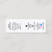 Visite Mini Carte de composite de l'acteur pour le casting (Devant)