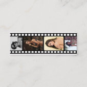 Visite Mini Carte de composite de l'acteur pour le casting (Dos)