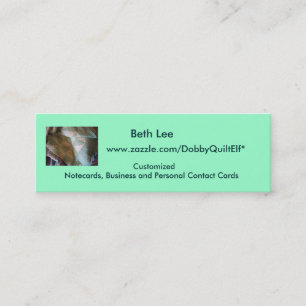 Visite Mini Carte de contact