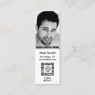 Visite Mini Carte de croisière gay avec code QR