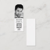 Visite Mini Carte de croisière gay avec code QR (Devant / Derrière)