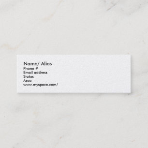 Visite Mini Carte de datation pour des réunions rapides - C