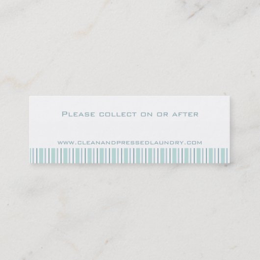 Visite Mini Carte de date de collection de menthe de (Dos)