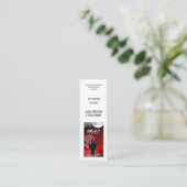 Visite Mini Carte de marque-page promo minimale pour lancement (Debout devant)