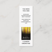 Visite Mini Carte de mini-Signet signée par l'auteur (Dos)