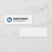 Visite Mini Carte de mise en réseau de Linkedin (Devant / Derrière)