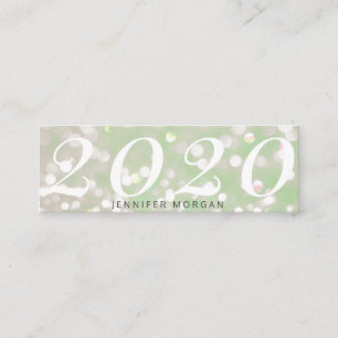 Visite Mini Carte de nom de la parties scintillant étincelante