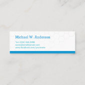 Visite Mini Carte de nom de l'étudiant de l'école Médicale (Dos)