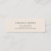 Visite Mini Carte de nom de remise de diplôme bohème (Dos)