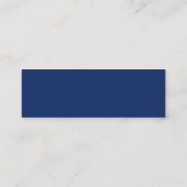 Visite Mini Carte de nom de remise de diplômes (Dos)