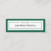Visite Mini Carte de nom de remise de diplômes (Devant)