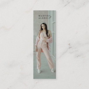 Visite Mini Carte de nom photo simple moderne