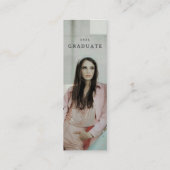 Visite Mini Carte de nom photo simple moderne (Dos)