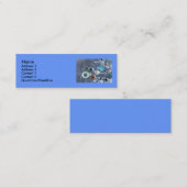 Visite Mini Carte de Pofile d'effet de bijou (Devant / Derrière)