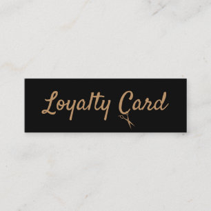 Visite Mini Carte de poinçonnage Loyauté pour liste de cheve