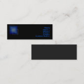 Visite Mini Carte de pointe de profil (Devant / Derrière)