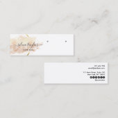 Visite Mini Carte de présentation de boucles d'oreilles en aqu (Devant / Derrière)