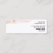 Visite Mini Carte de présentation d'earring en aquarelle moder (Dos)