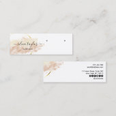 Visite Mini Carte de présentation pour boucles d'oreilles en a (Devant / Derrière)
