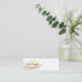 Visite Mini Carte de présentation pour boucles d'oreilles en a (Debout devant)