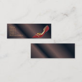 Visite Mini Carte de profil à talon élevé (Devant / Derrière)