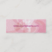 Visite Mini Carte de profil Abstrait_rose (Dos)