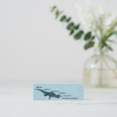 Visite Mini Carte de profil Alligator (Debout devant)