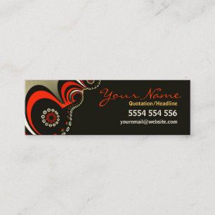 Visite Mini Carte de profil artistique sombre Artistic Flows