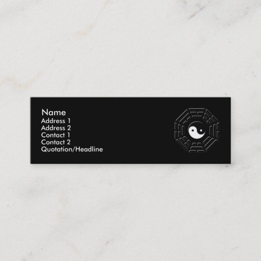 Visite Mini Carte de profil Bagua (Devant)