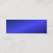 Visite Mini Carte de profil bleue (Dos)
