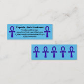Visite Mini Carte de profil Blue Ankh (Devant / Derrière)