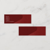 Visite Mini Carte de profil Carmin Red Sandstone (Devant / Derrière)