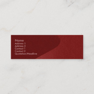 Visite Mini Carte de profil Carmin Red Sandstone