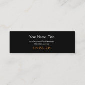 Visite Mini Carte de profil Celtic Golden D1b Irish Celtic (Dos)