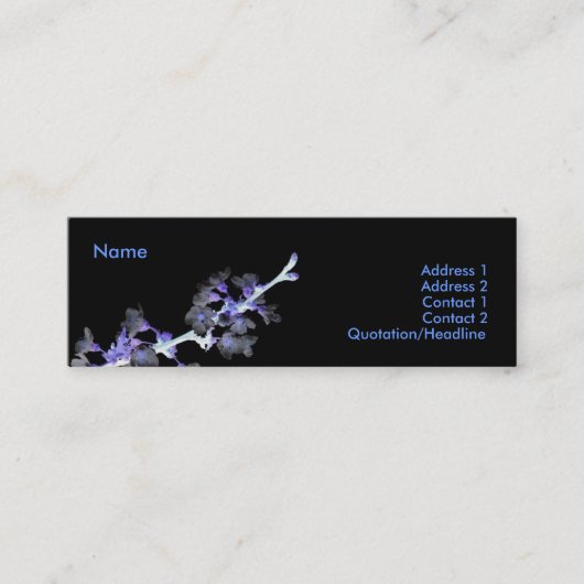 Visite Mini Carte de profil Cherry Blossom (Devant)