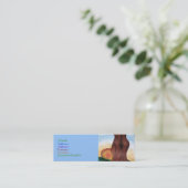 Visite Mini Carte de profil d'arbre de femme (Debout devant)