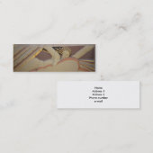 Visite Mini Carte de profil d'art déco (Devant / Derrière)