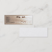 Visite Mini Carte de profil d'aube de pélican (Devant / Derrière)