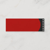 Visite Mini Carte de profil de bande de film négative (Dos)