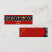 Visite Mini Carte de profil de bande film (Devant / Derrière)