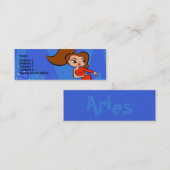 Visite Mini Carte de profil de Bélier (Devant / Derrière)