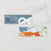 Visite Mini Carte de profil de bonheur (Devant / Derrière)