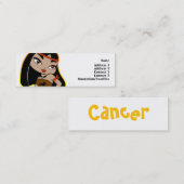 Visite Mini Carte de profil de Cancer (Devant / Derrière)