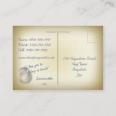 Visite Mini carte de profil de carte postale d'enfants en (Dos)